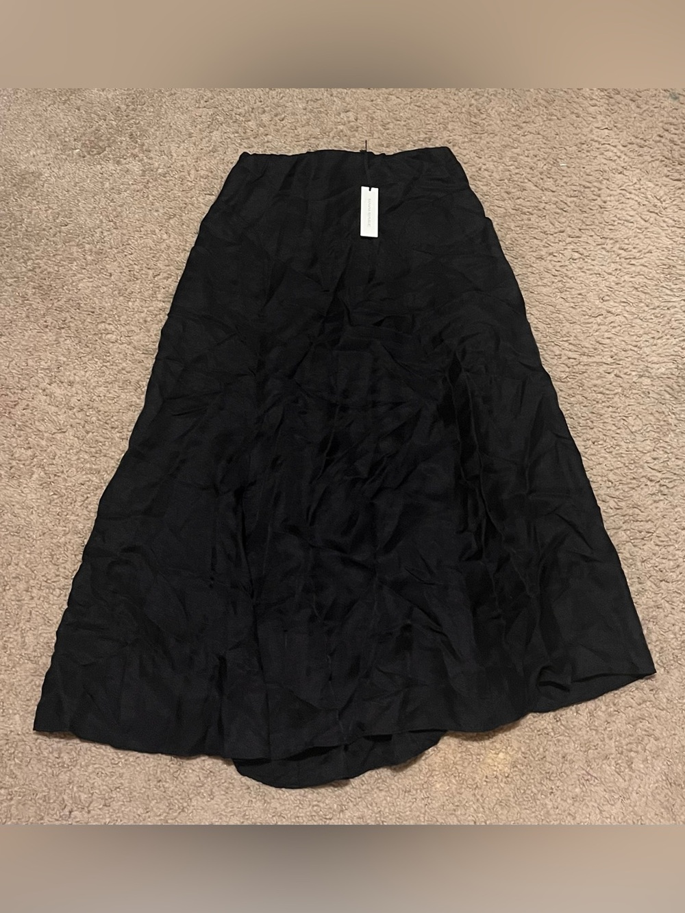 BANANA REPUBLIC VISCOSE-LINEN MAXI SKIRT - Picture 3 of 8